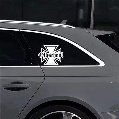 Old School ข้อความบุคลิกภาพไวนิล Decal