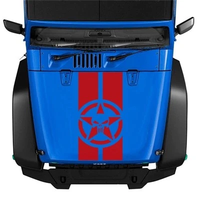 สติ๊กเกอร์ลายฝากระโปรงหน้ารถ Jeep