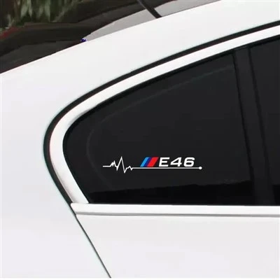 สติกเกอร์ Windows Windows 2PCS สำหรับ BMW