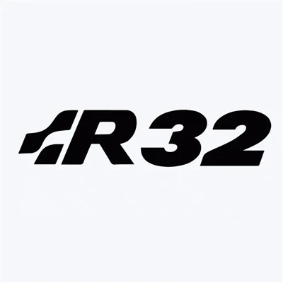 VW R32 ตราสติ๊กเกอร์สติ๊กเกอร์ไวนิลกาว