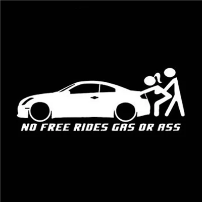 Ass หรือ Gas Jdm รถสติกเกอร์หน้าต่าง