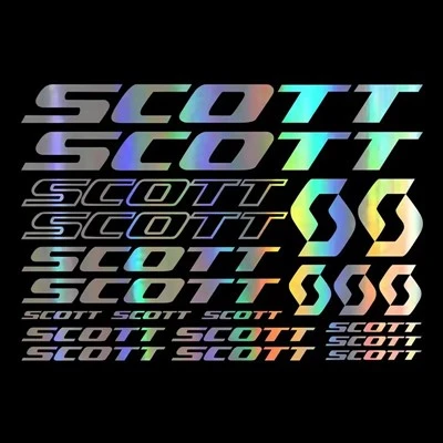 แผ่นสติ๊กเกอร์สำหรับเฟรมจักรยาน Scott
