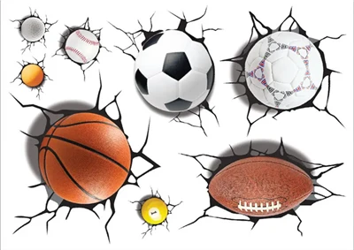 สติ๊กเกอร์ติดรถยนต์ 3D Balls Brake