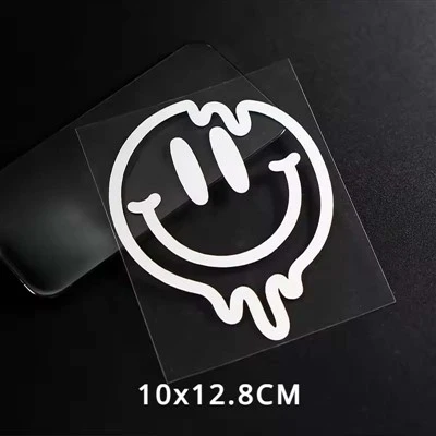 1PC Creative Smiling Face Motorcycle สติ๊กเกอร์