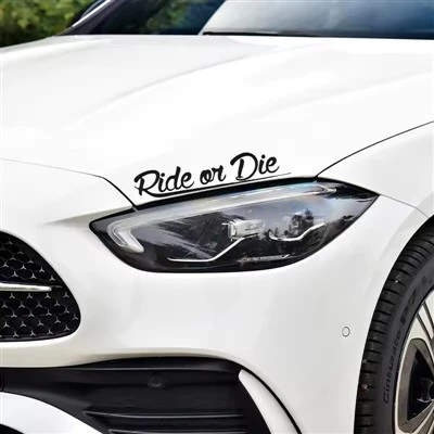สติ๊กเกอร์ติดตัวถังรถยนต์ Ride Or Die