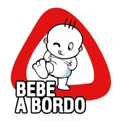 Baby On Bebe A Bordo Warning Sticker