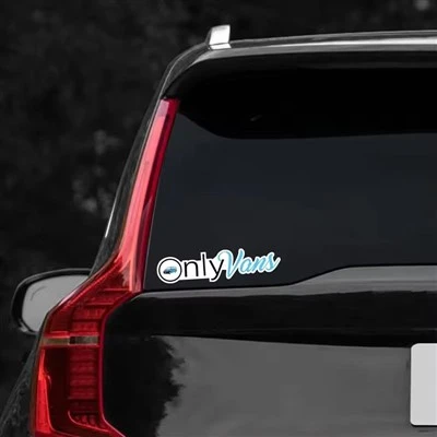 Onlyvans สติกเกอร์รถตลกสำหรับรถตู้