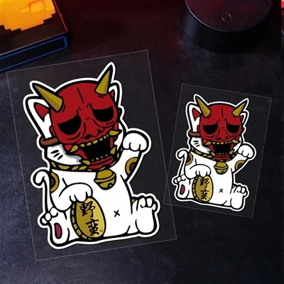 JDM Mask Monster Sticker รถสะท้อนแสง