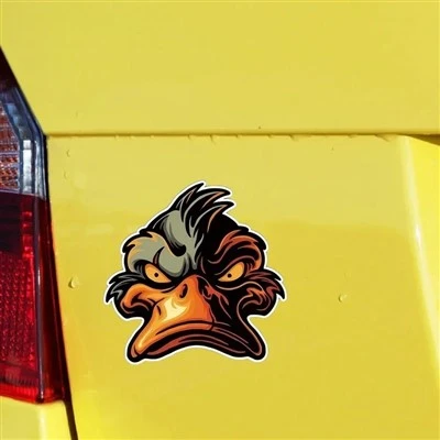 Duck Angry Face Stickers Vinyl Evil Evil สำหรับรถยนต์
