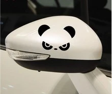 สติ๊กเกอร์อนิเมะการ์ตูนสัตว์เลี้ยงกระจกหลัง