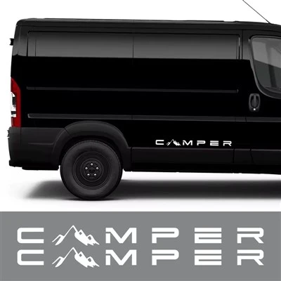 สติ๊กเกอร์ติดรถ Camper Mountain