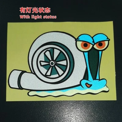 สติ๊กเกอร์หอยทากเทอร์โบต่างๆสำหรับรถยนต์