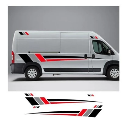 สติกเกอร์ข้างตัวถัง France Van Multi Vehicle