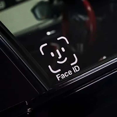 FACE ID สติกเกอร์รถสำหรับร่างกายอัตโนมัติ