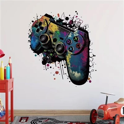 สติ๊กเกอร์ติดผนังเกมกล