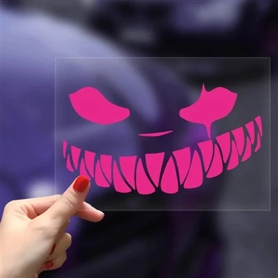 Demon Smiley Motorcycle Sticker กันน้ำกันน้ำ