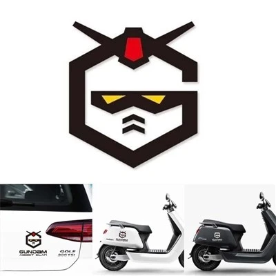 ชุดมือถือ Gundam Funny Car Interior Stickers