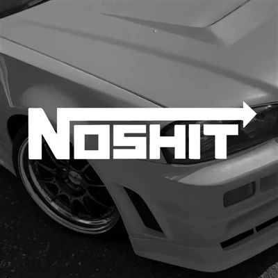 Noshit Nos สไตล์รูปลอกตลกสำหรับรถยนต์