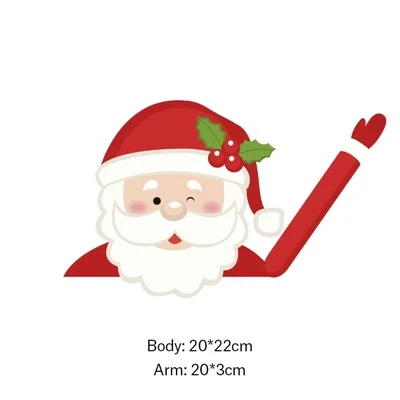 สติกเกอร์กาว Santa Wiper Sticker