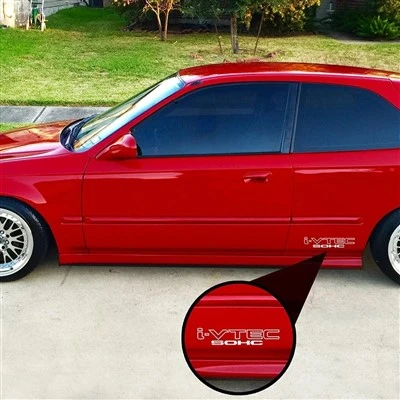 Sport Racing I - VTEC SOHC 2 แพ็คสติ๊กเกอร์รถสติ๊กเกอร์