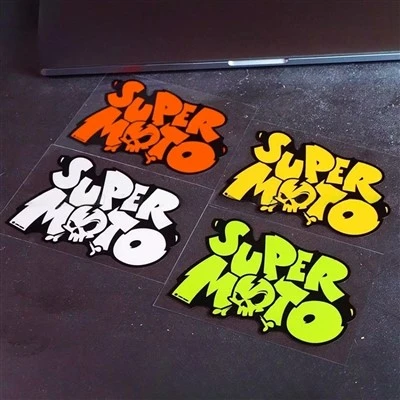 Super Moto Motorcycle Stickers กันน้ำ