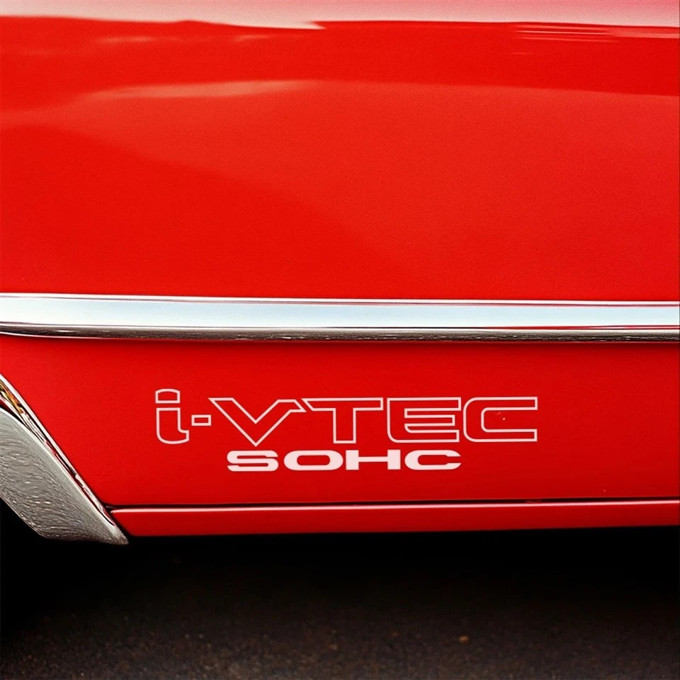 Sport Racing I-VTEC SOHC 2 PACK Car Decals high quality