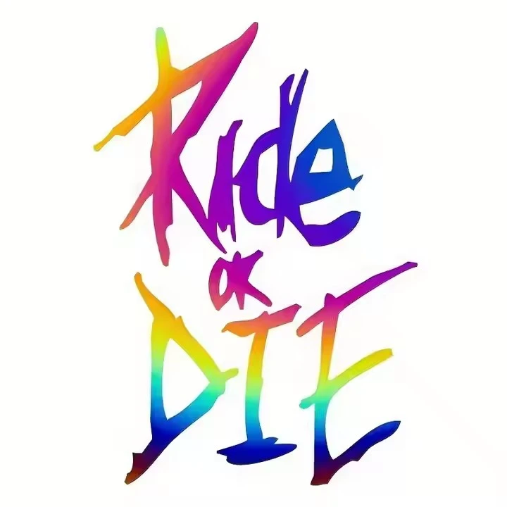 Sticker Ride Or Die Top Tube Sticker