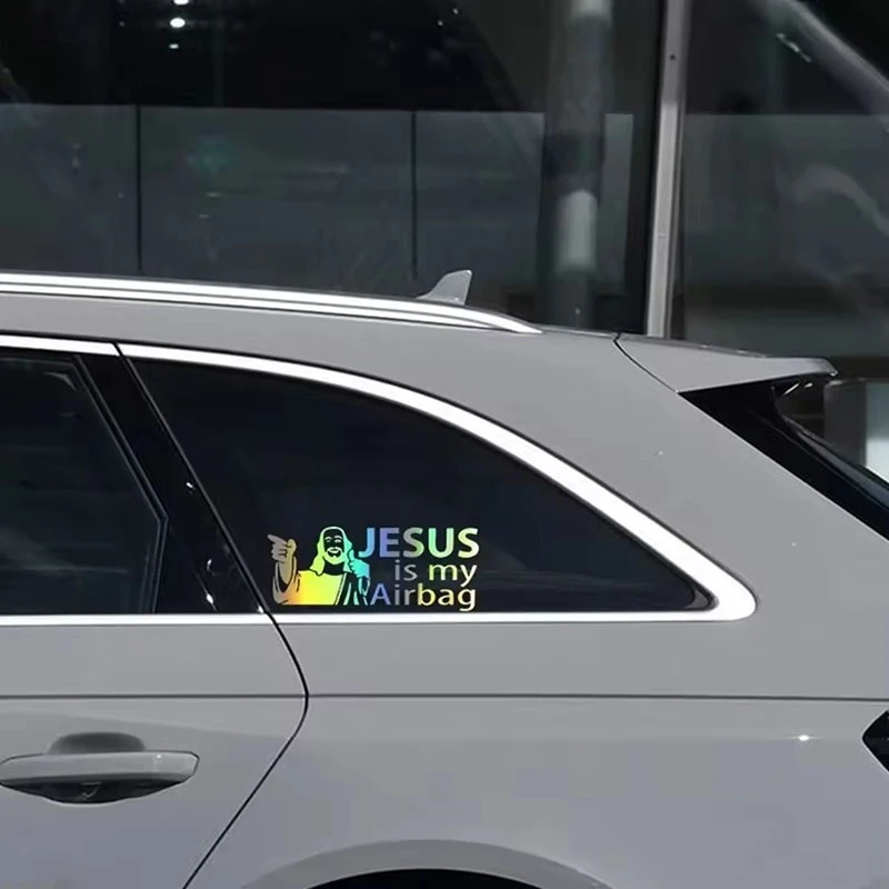 JESUS IS MY AIRBAG Custom Vinyl Sticker
