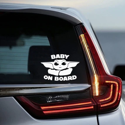 สติ๊กเกอร์วัสดุต่างๆ Baby On Board