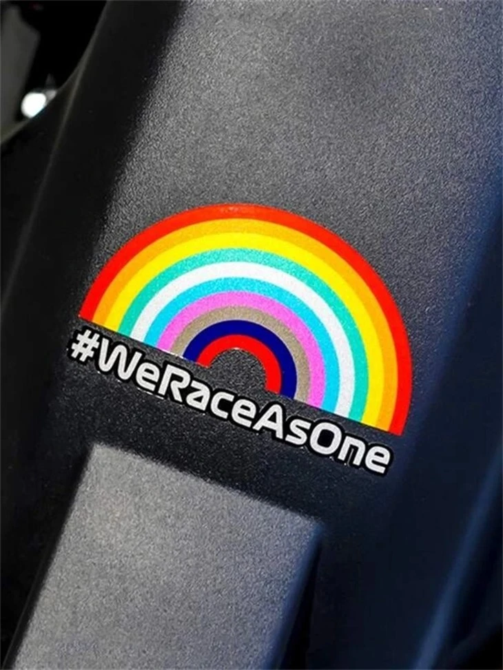 We Race As One Car Decal