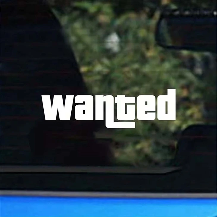 Windshield Wanted Window Window Sticker