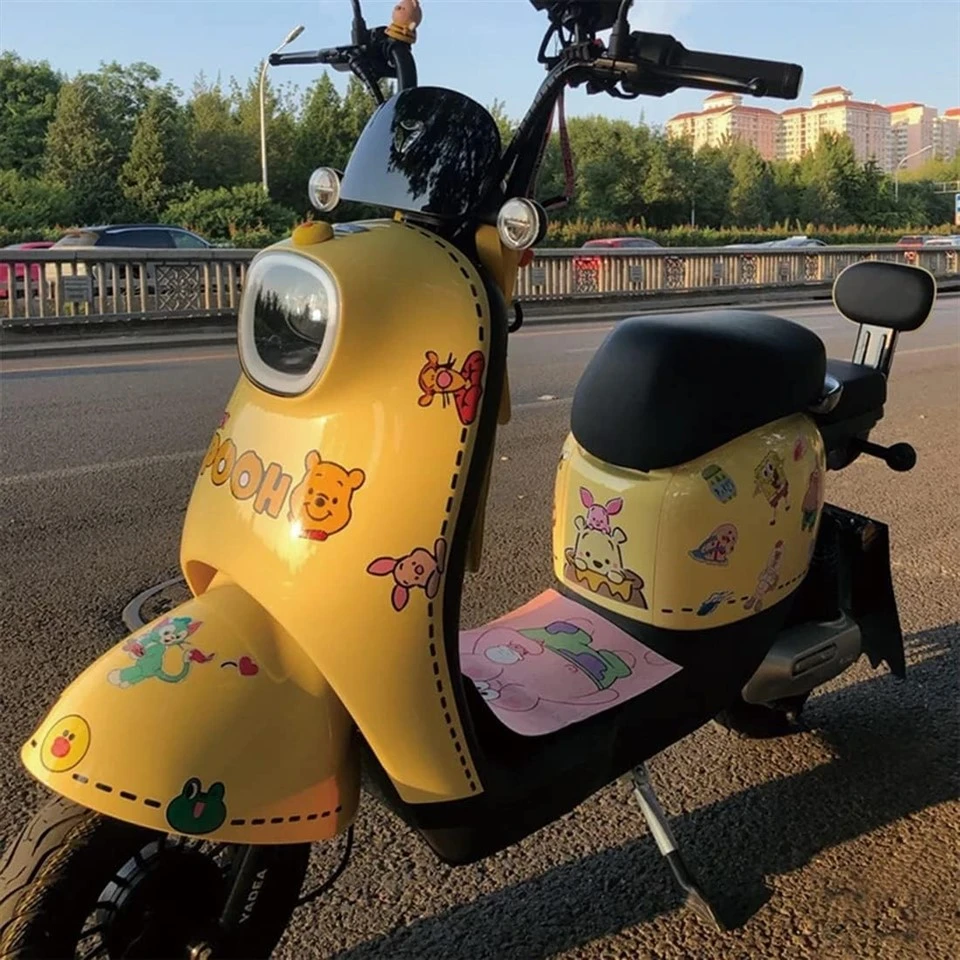Winnie Bear Electric Bike Stickers